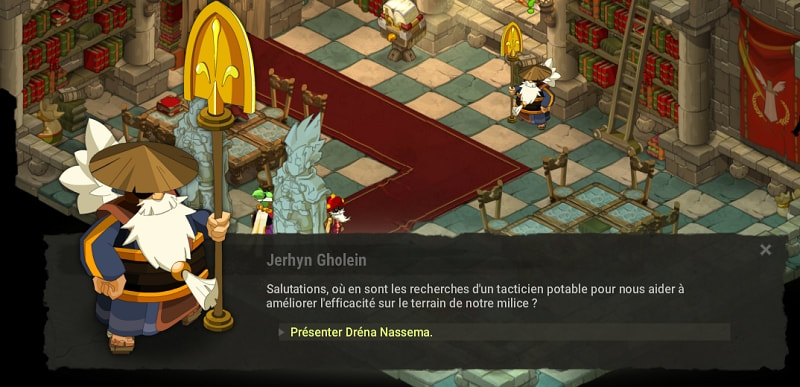 quête La tactique des gens d'armes dofus