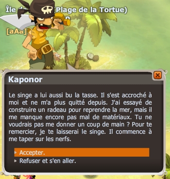 quête Le radeau ivre dofus