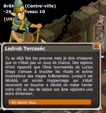 Apprentissage : Chasseur d'Âmes dofus