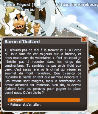 quête le tour de guet dofus