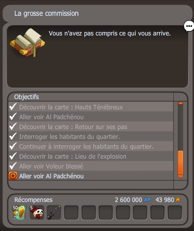 La grosse commission dofus