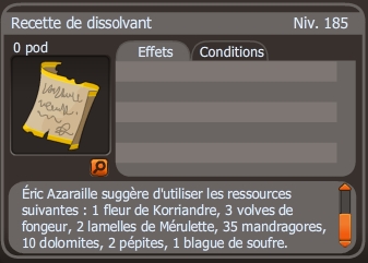 recette de dissolvant