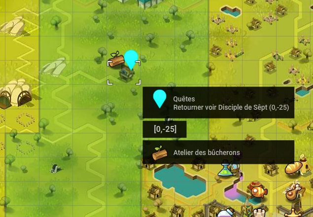 quête Bûcherons en détresse dofus