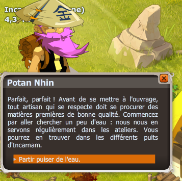 quete Histoire d'eau dofus