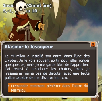 Dans la gueule du Milimilou dofus