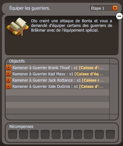 quête Légitime défense dofus