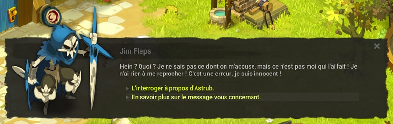 quête Crime et châtiment dofus