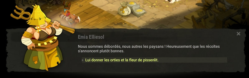 quête Une vie de milichien dofus