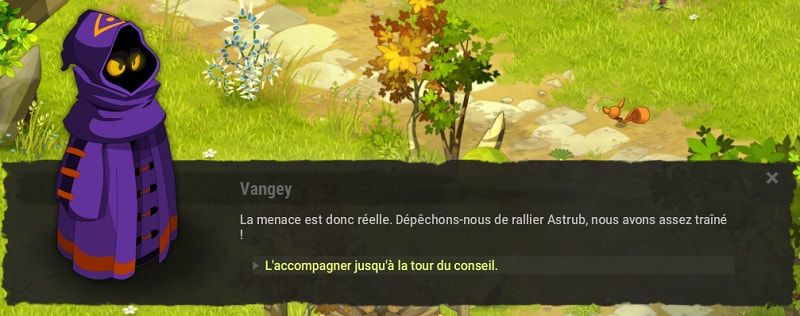 quête Le rebelle de la forêt dofus