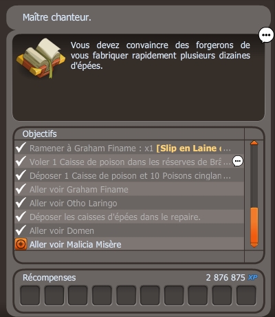 Maître chanteur dofus