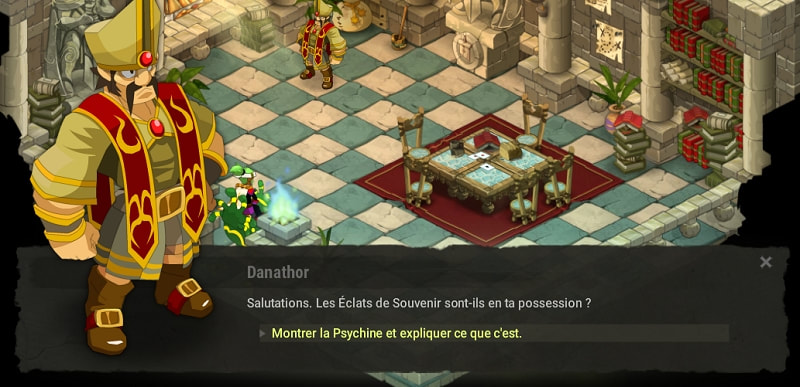 quête La mémoire en lambeaux dofus