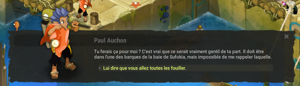 Investigation embarquée dofus