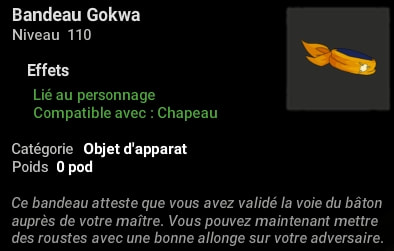 quête Gokwa Voie du bâton