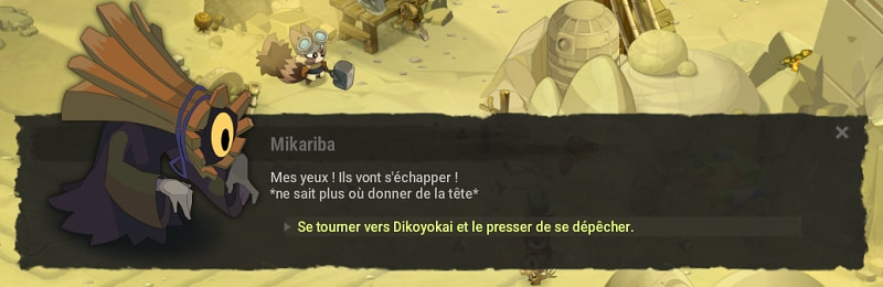 quête Présence d'esprit tordu