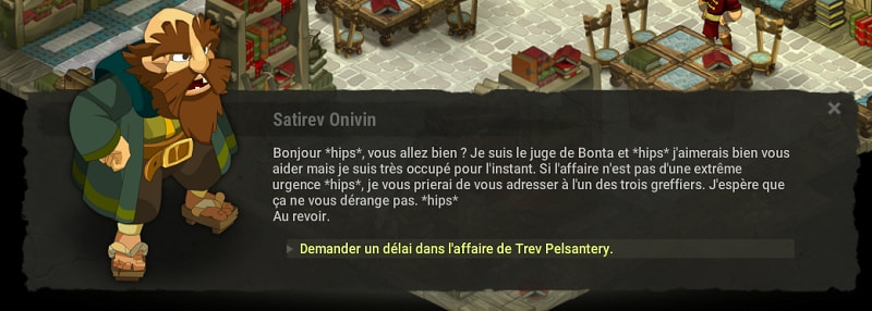 quête Un peu de juge hot dofus