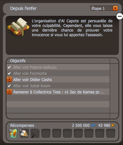 Depuis l'enfer dofus