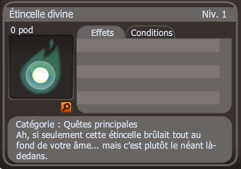 étincelle divine dofus