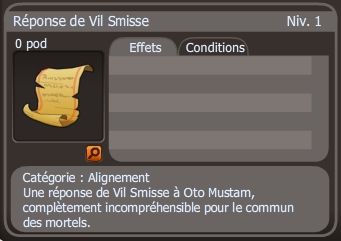 réponse de vil smisse