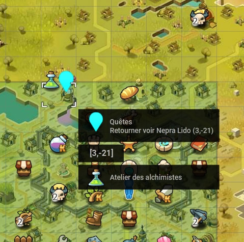 quête Piques de solution dofus