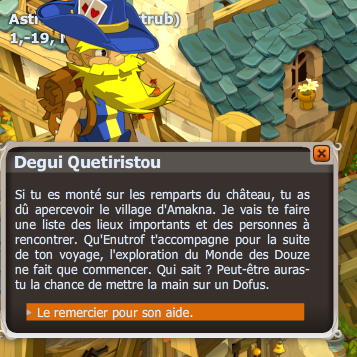 quete Les gens du village