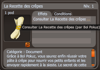 la recette des crêpes dofus