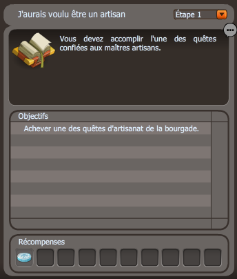 J'aurais voulu être un artisan dofus