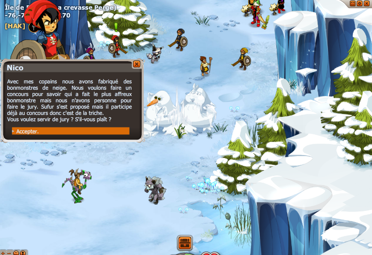 Bonmonstres de neige dofus