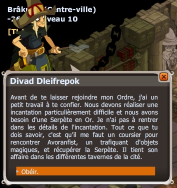 quete Apprentissage : Disciple d'Hécate dofus