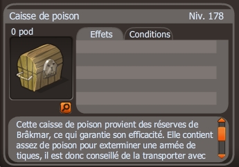 caisse de poison