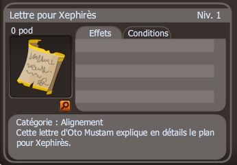 lettre pour xephirès