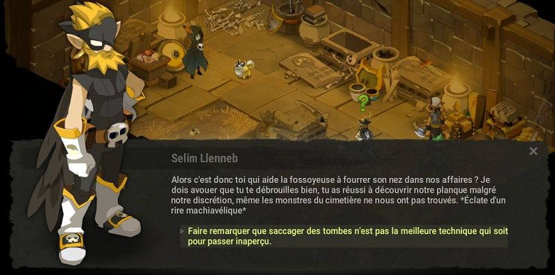 quête L'invasion des profanateurs de sépulture