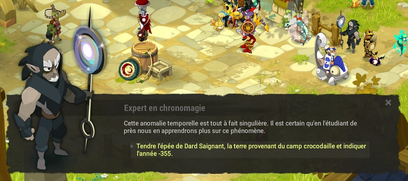 quête Perdu dans le temps dofus