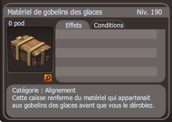 matériel de gobelins des glaces