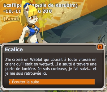 quête Dimensions absurdes dofus