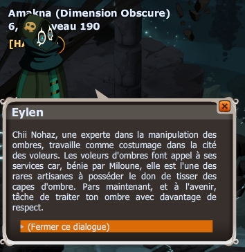 Sortir de l'ombre dofus