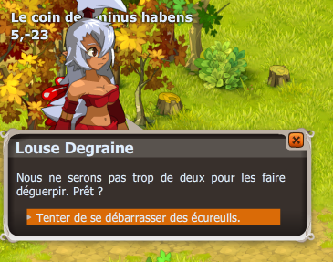 quete Chasse à l'écureuil dofus