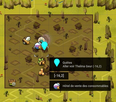 quête Le fossile et le marteau dofus