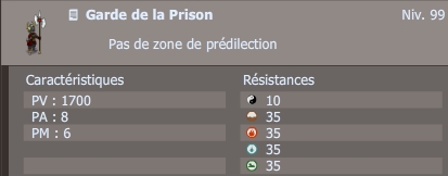 Garde de la prison