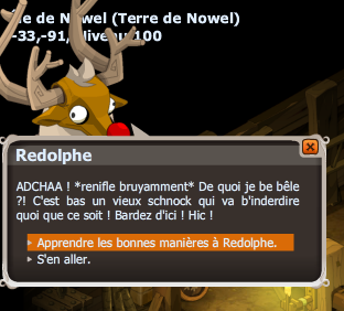 Redolphe est un vilain grincheux