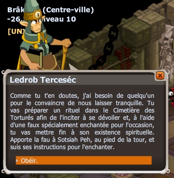 quête Apprentissage : Chasseur d'Âmes dofus