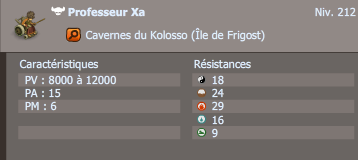 professeur xa dofus