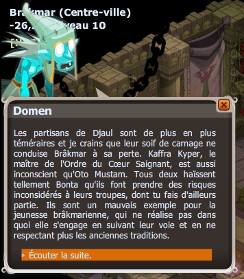 quête Maître chanteur dofus