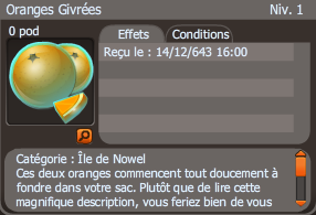 oranges givrées dofus