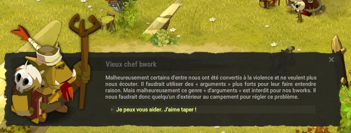 quête La tribu pas si fixe dofus