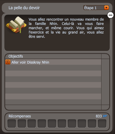 La pelle du devoir dofus