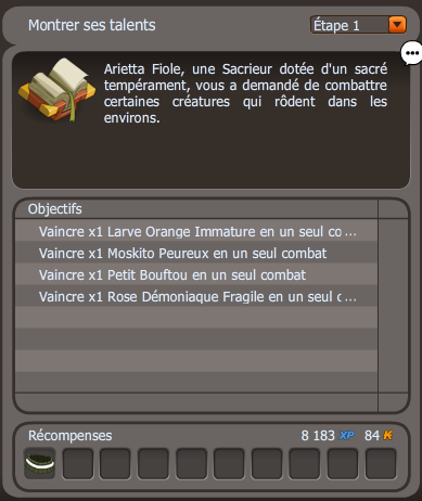 Instincts primaire dofus