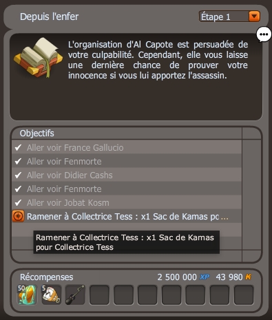 Depuis l'enfer dofus