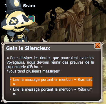 quete S'emparer des commandes dofus