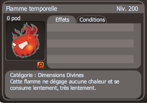 flamme temporelle