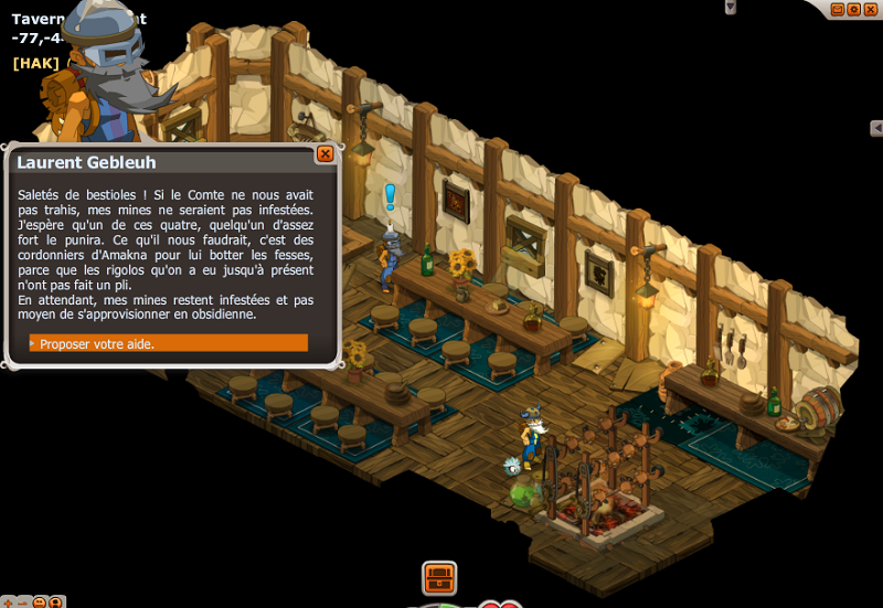 quete mineur dofus